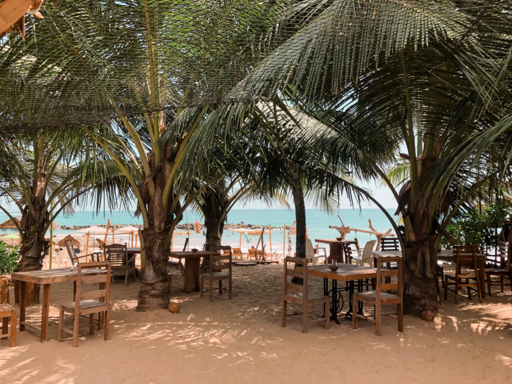restauracje na plażach w tanalle Sri Lanka 